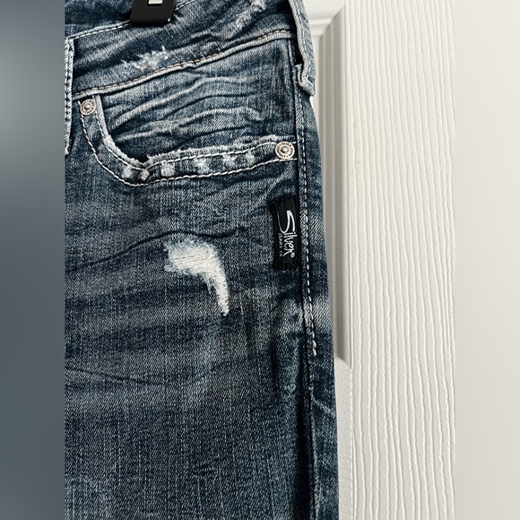 Silver Suki Bootcut Jeans size 32W/33L - Picture 6 of 7